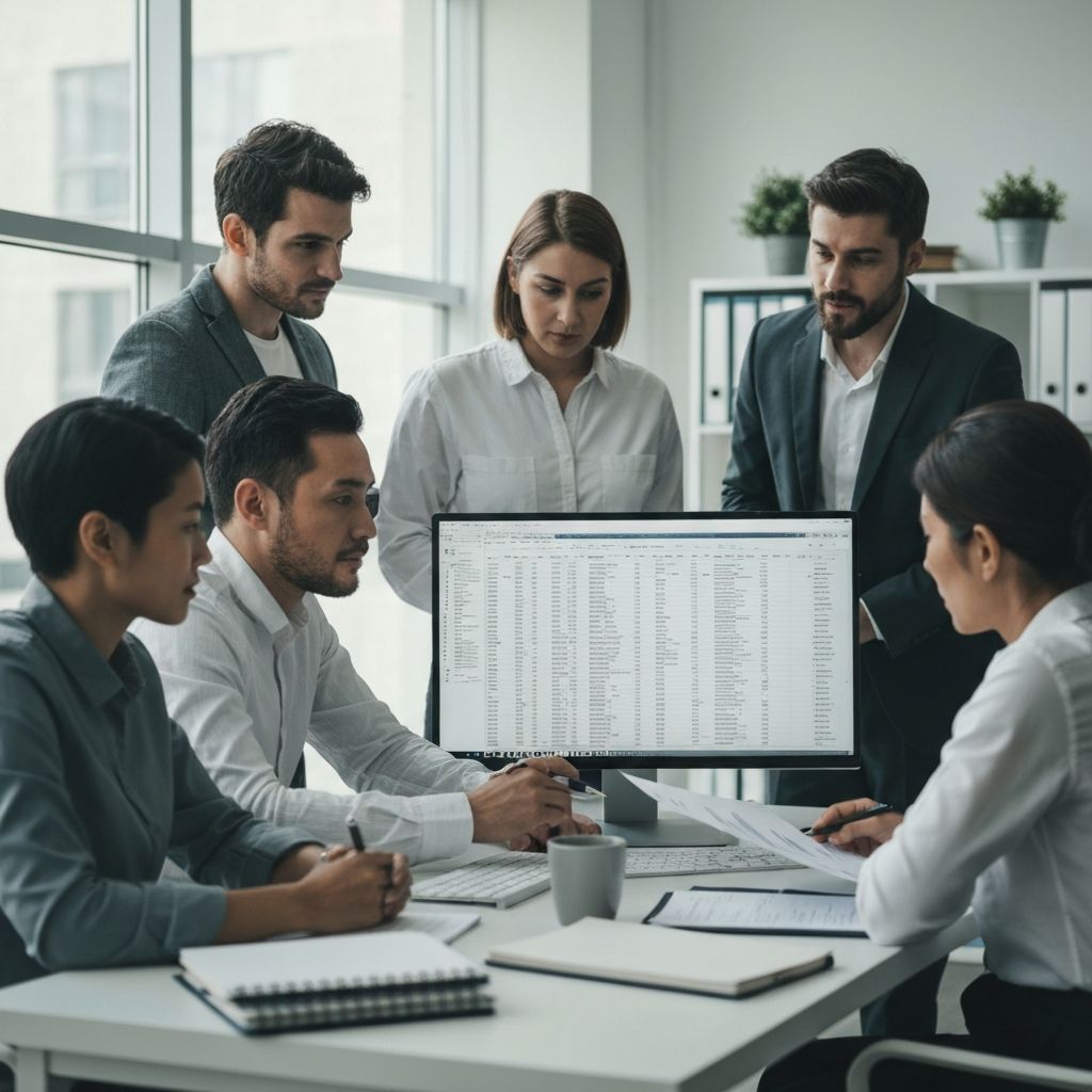 Finovate professional accounting team working together